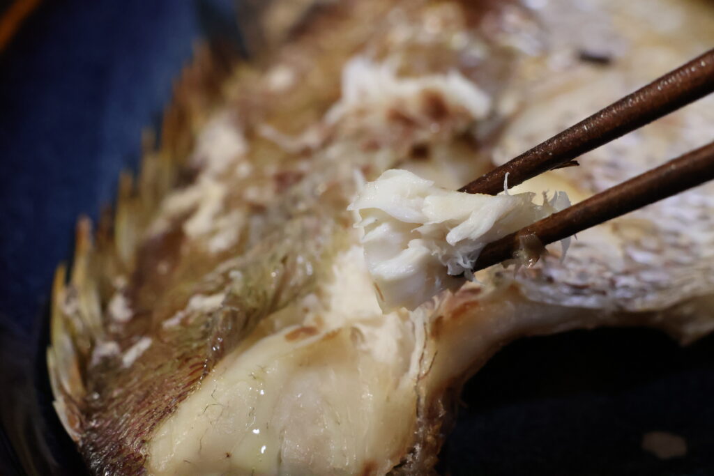マダイの塩焼き