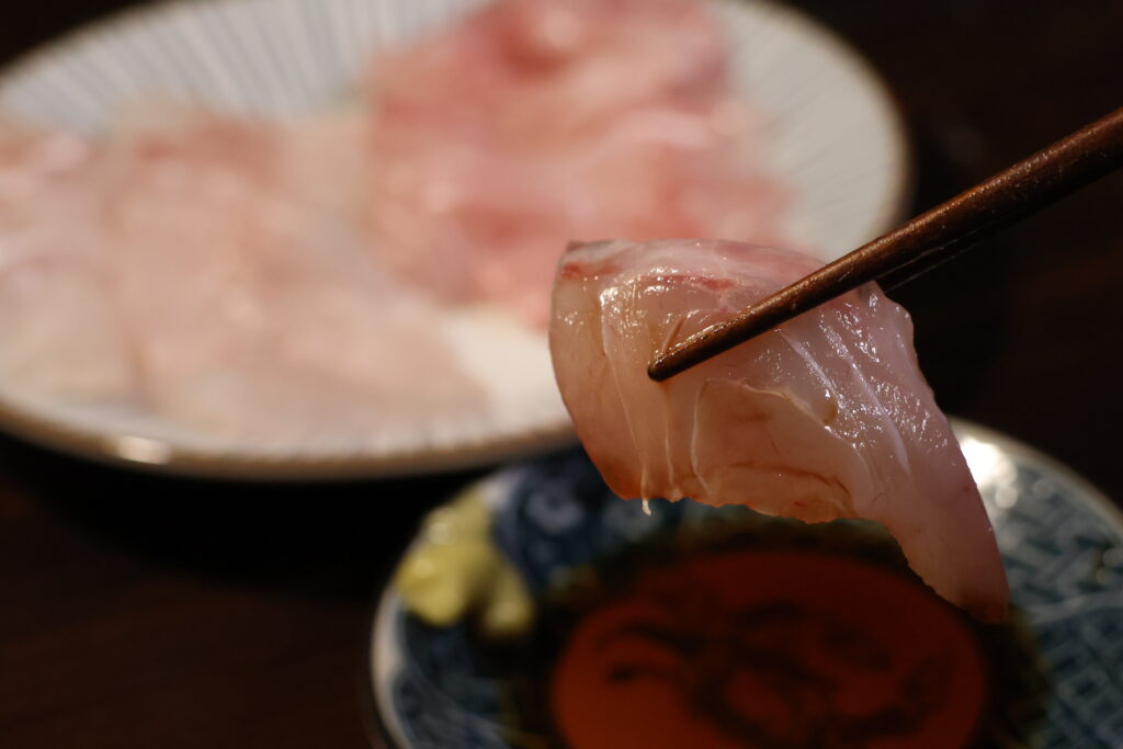 チダイの刺身